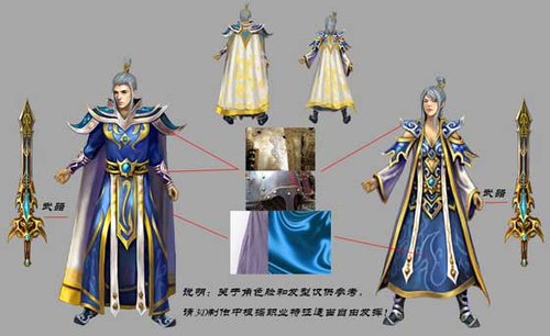 热血传奇手机版 最新人物设定图曝光